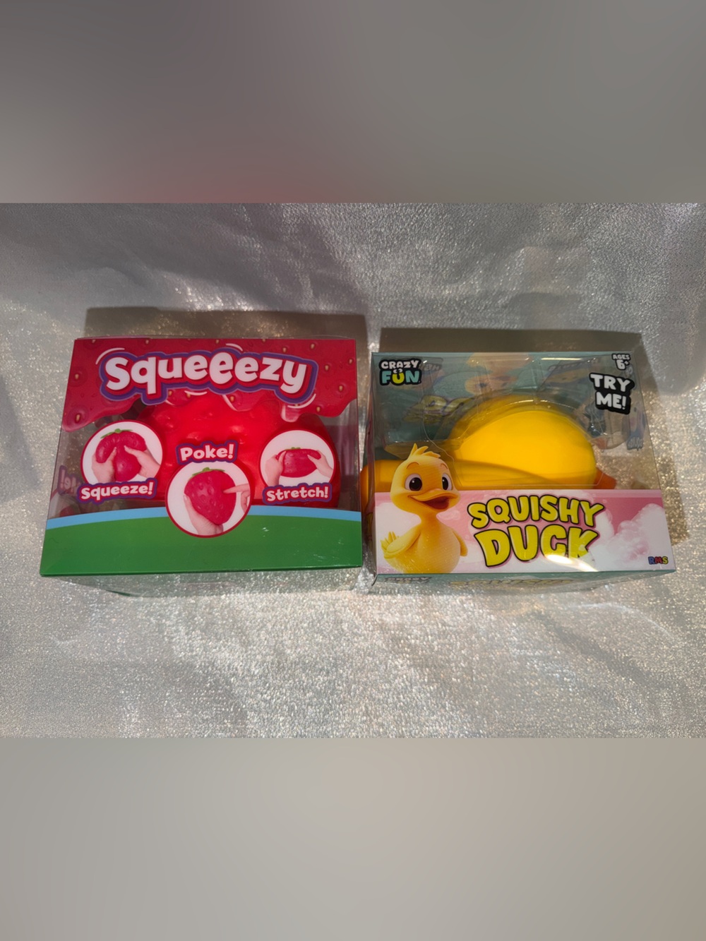 Squeeezy Strawberry & Squishy Duck